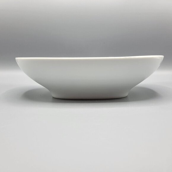 Vtg Noritake Oriental 6341 Oval Serving Bowl White Bamboo Design Japan Porcelain - Picture 4 of 9